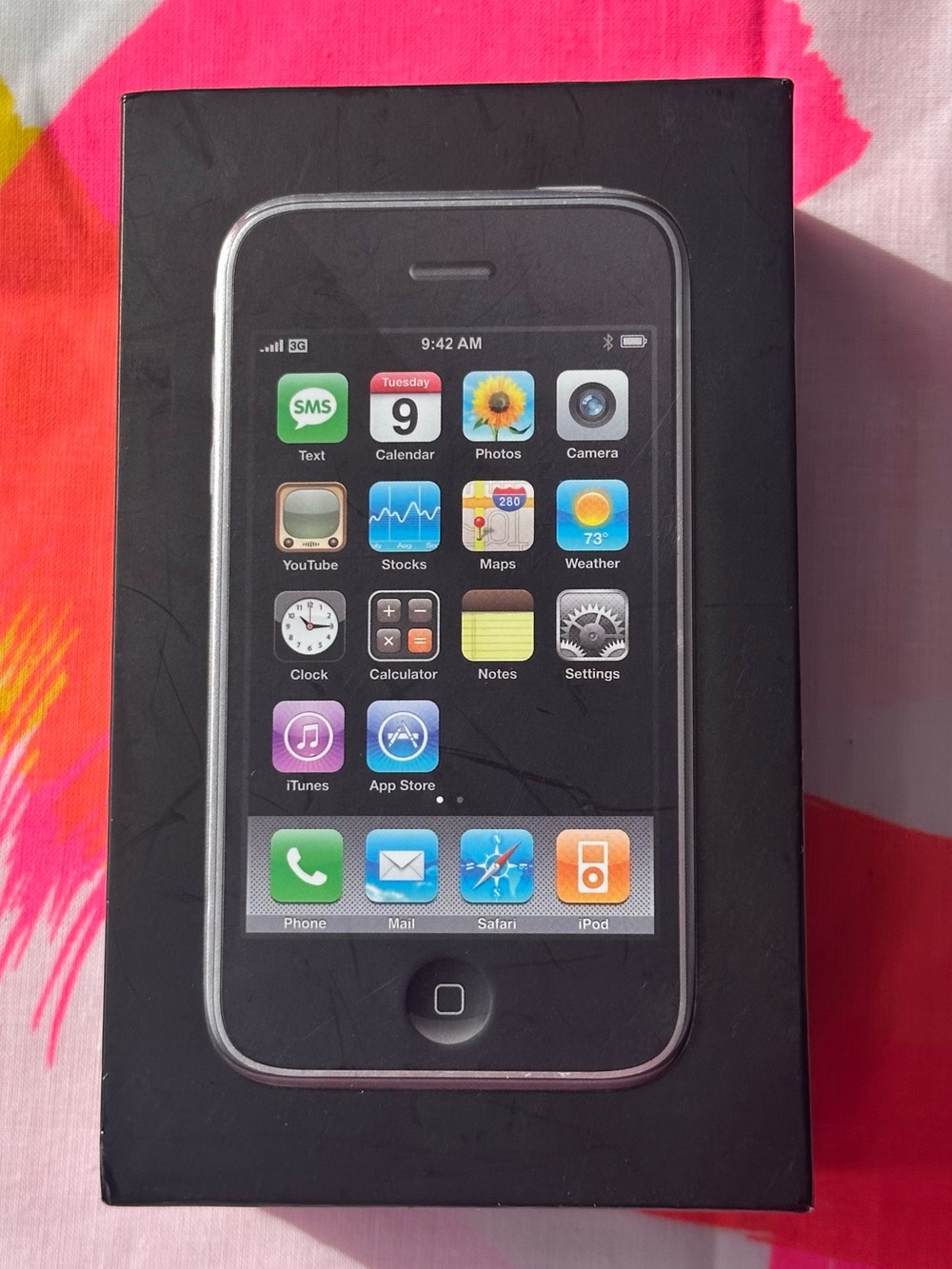 Vintage Apple iPhone 3G (8GB, Black) – Complete in Original Box!